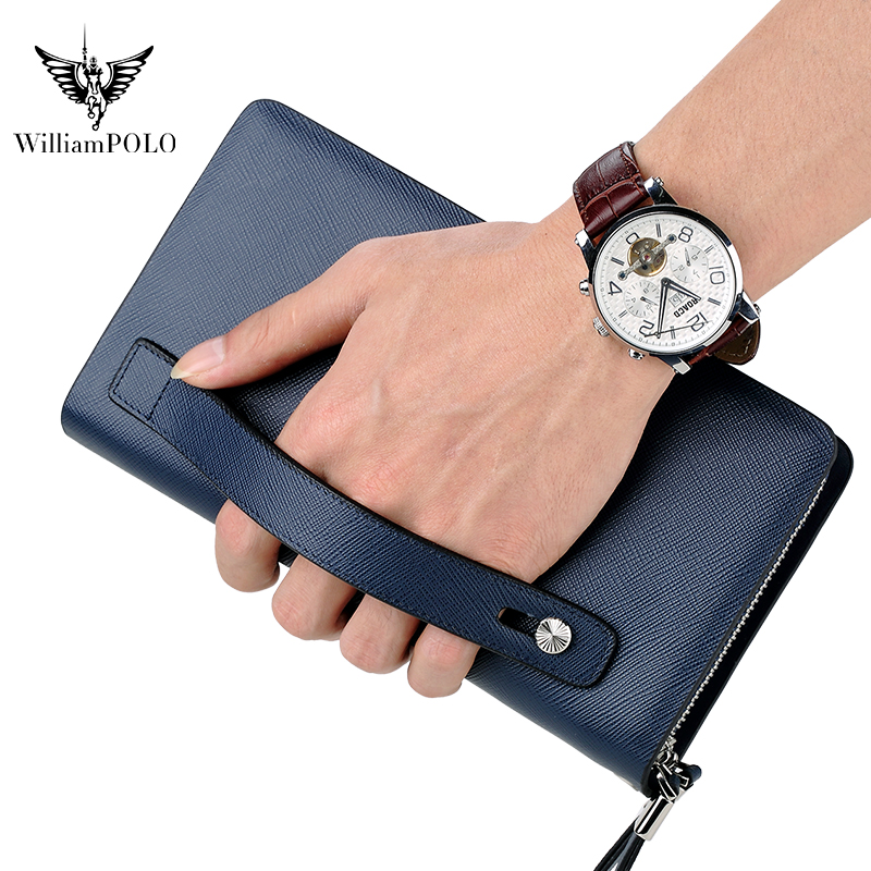 Car Accessories Gifts For Men - Bolsa de Mão de Couro Luxuosa