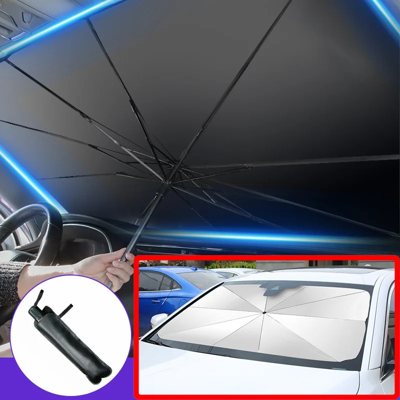 Car Accessories Window - Protetor Solar Dobrável para Carro, Sombrinha