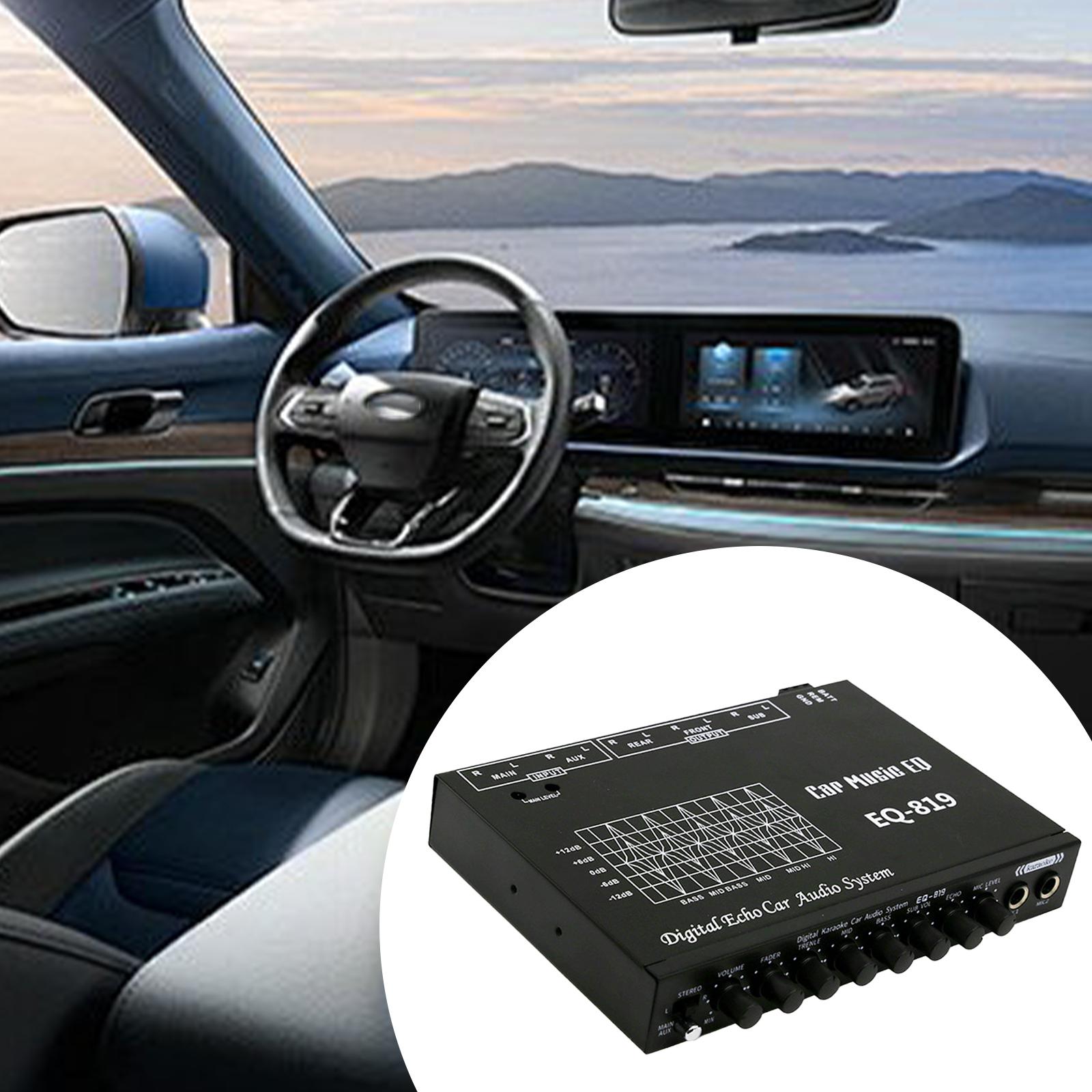 Car Accessories Sound System - Equalizador de áudio para carro, acessório