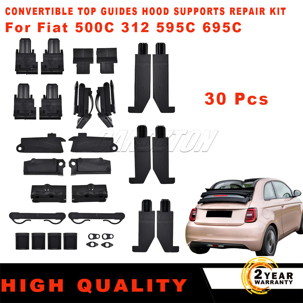 Car Accessories Uk - Para Fiat 500C 500 Conversível Kit