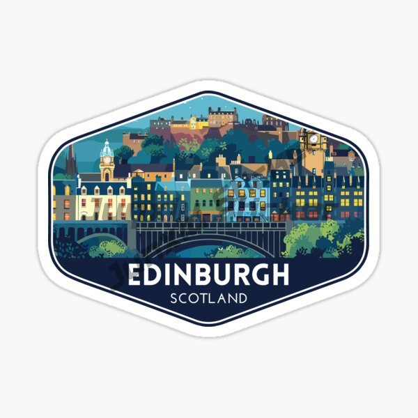 Car Accessories Edinburgh - Adesivo de Paisagem de EDINBURGH, Escócia,