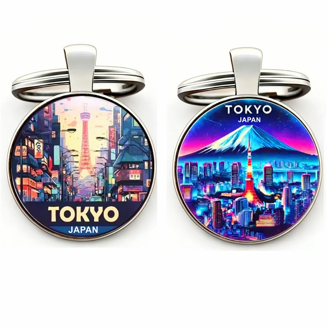 Car Accessories In Tokyo - 1 unidade Chaveiro de Metal e