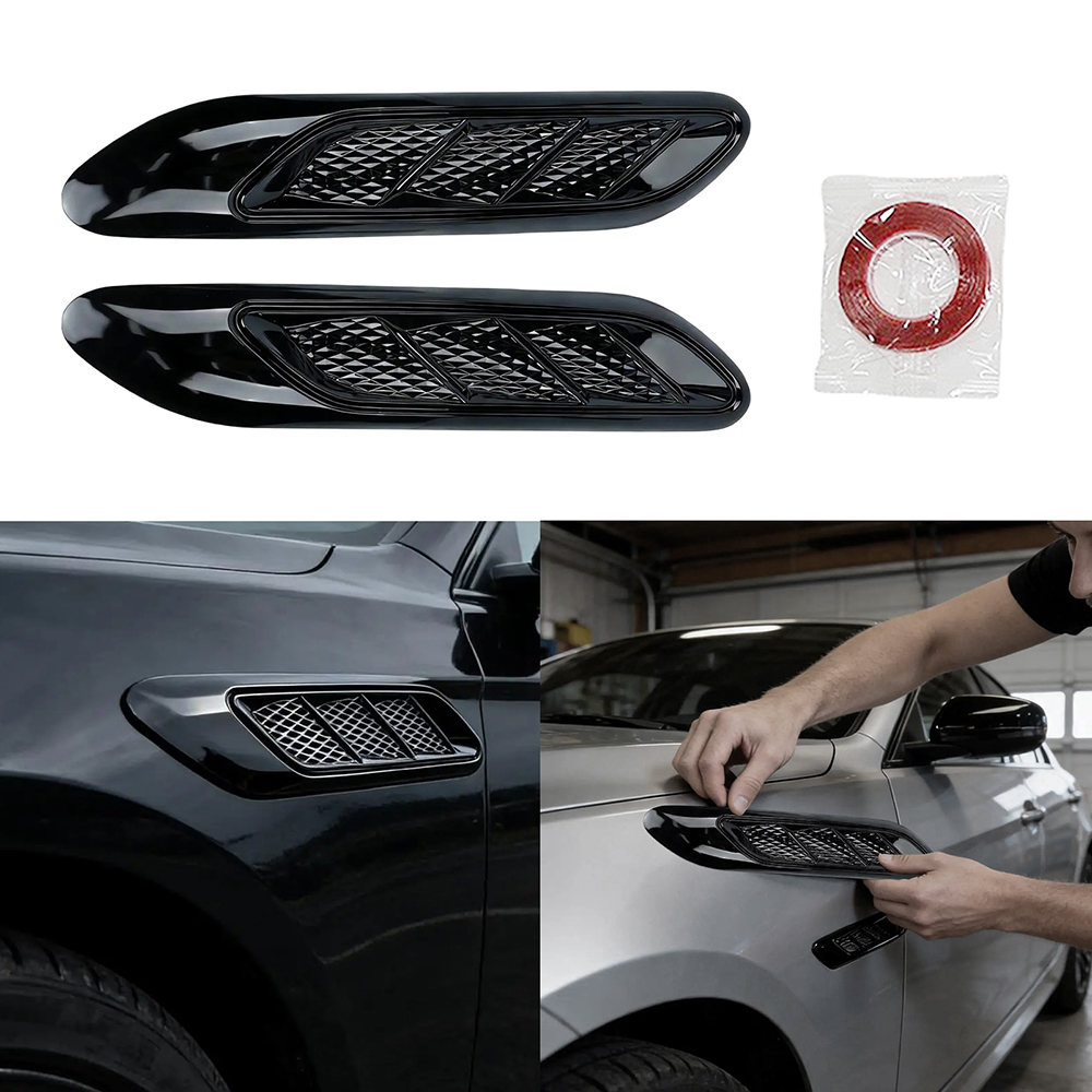 Car Accessories Unique - 2 Peças Entrada de Ar Automotiva