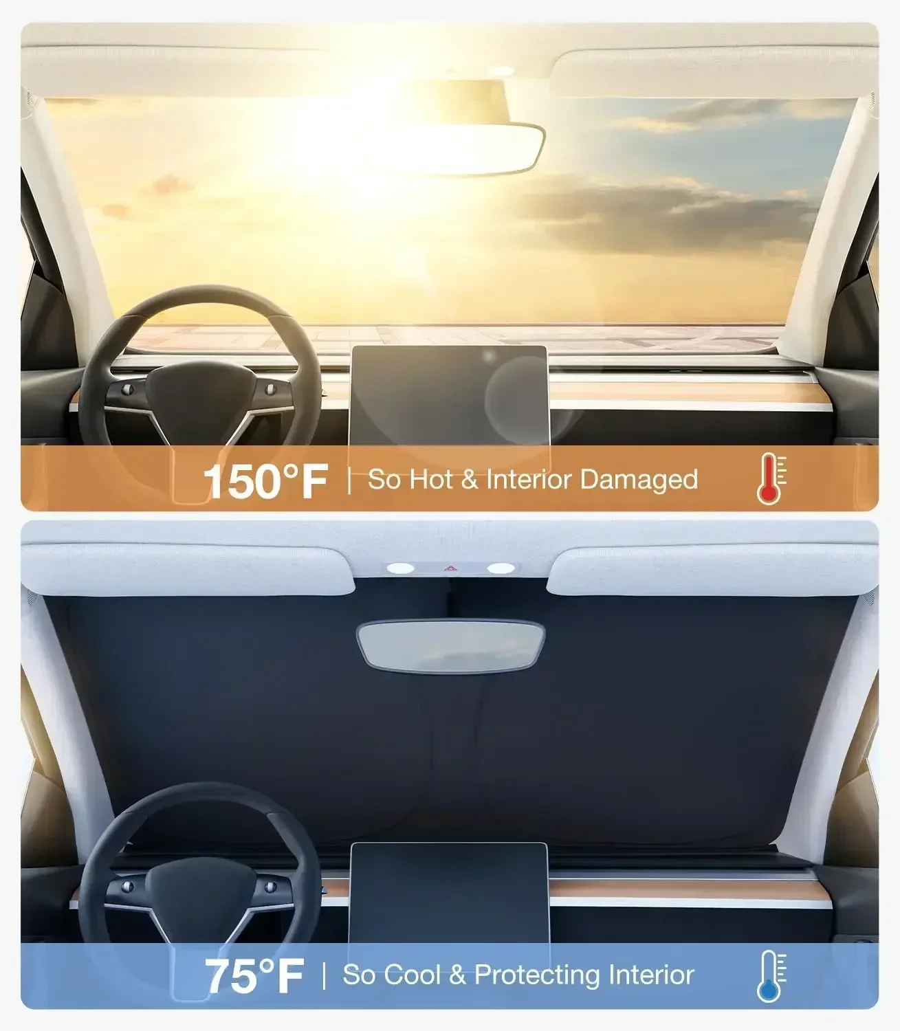 Novo Protetor Solar para Janel - Car Accessories Window avaliação e preço