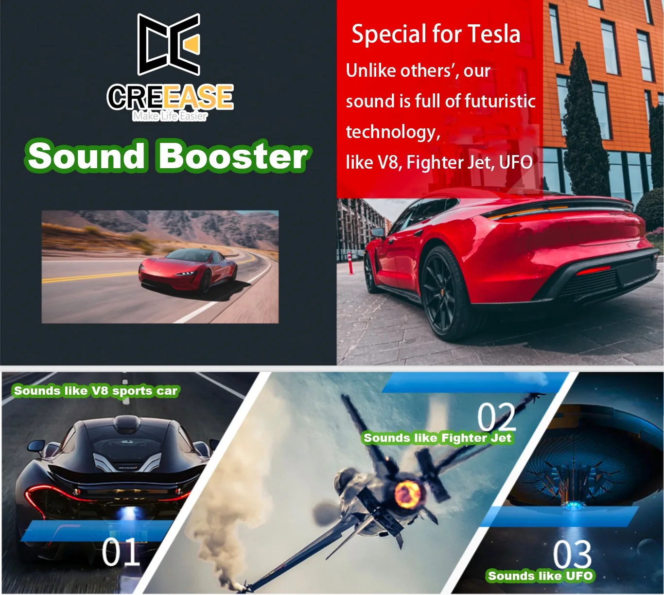 Sistema Universal de Aumento d - Car Accessories Sound System avaliação e preço