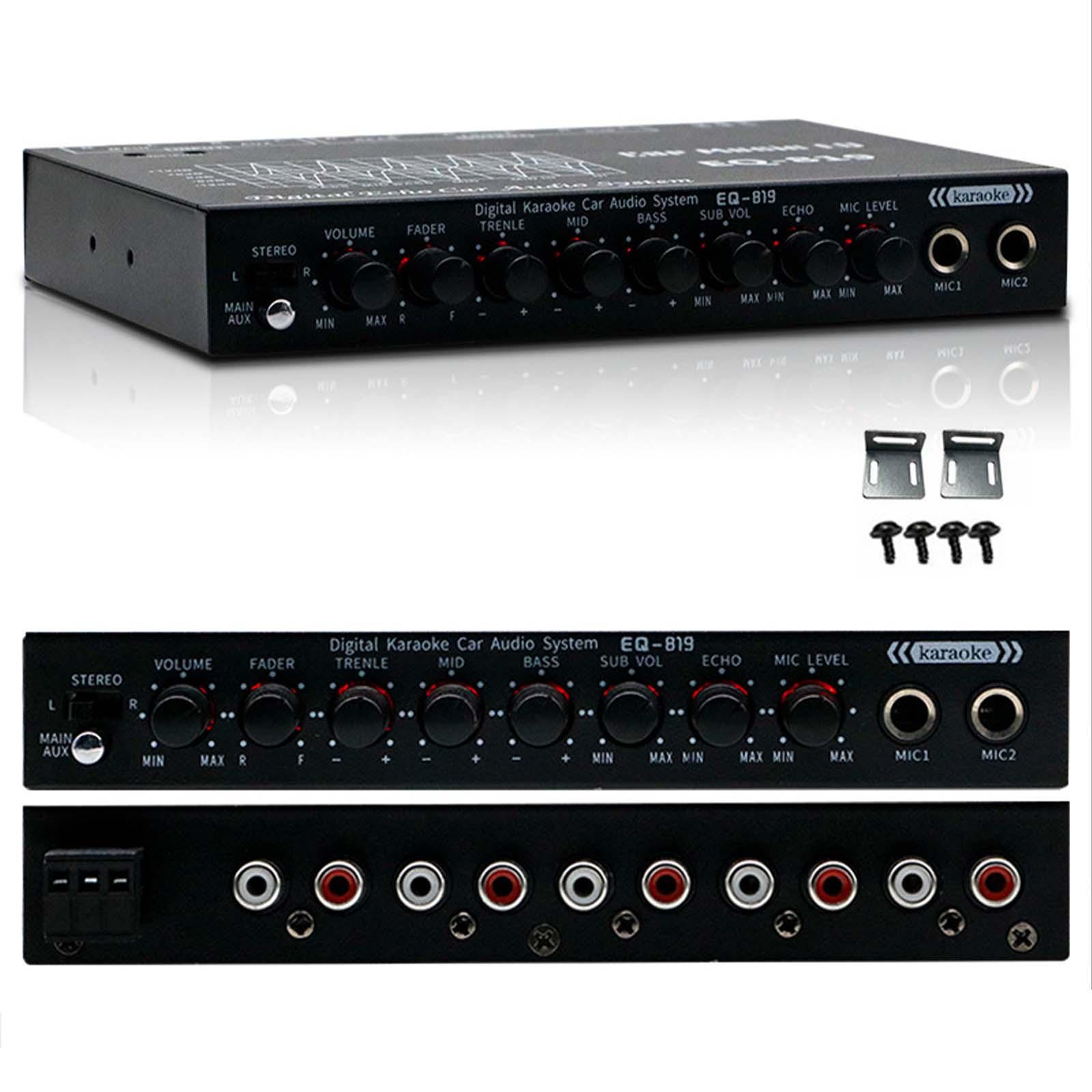 Equalizador de áudio para carr - Car Accessories Sound System avaliação e preço