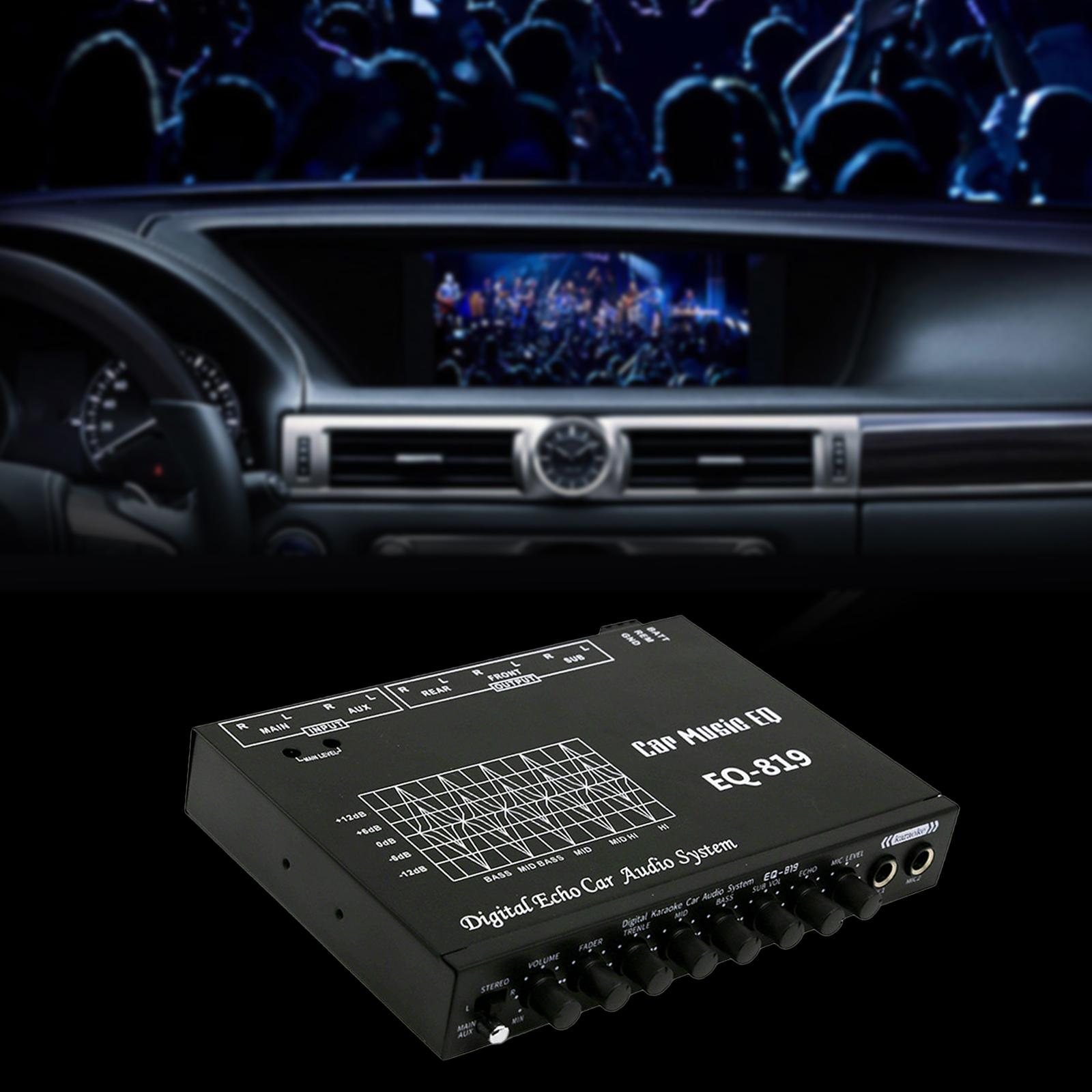 Equalizador de áudio para carr - Car Accessories Sound System avaliação e preço