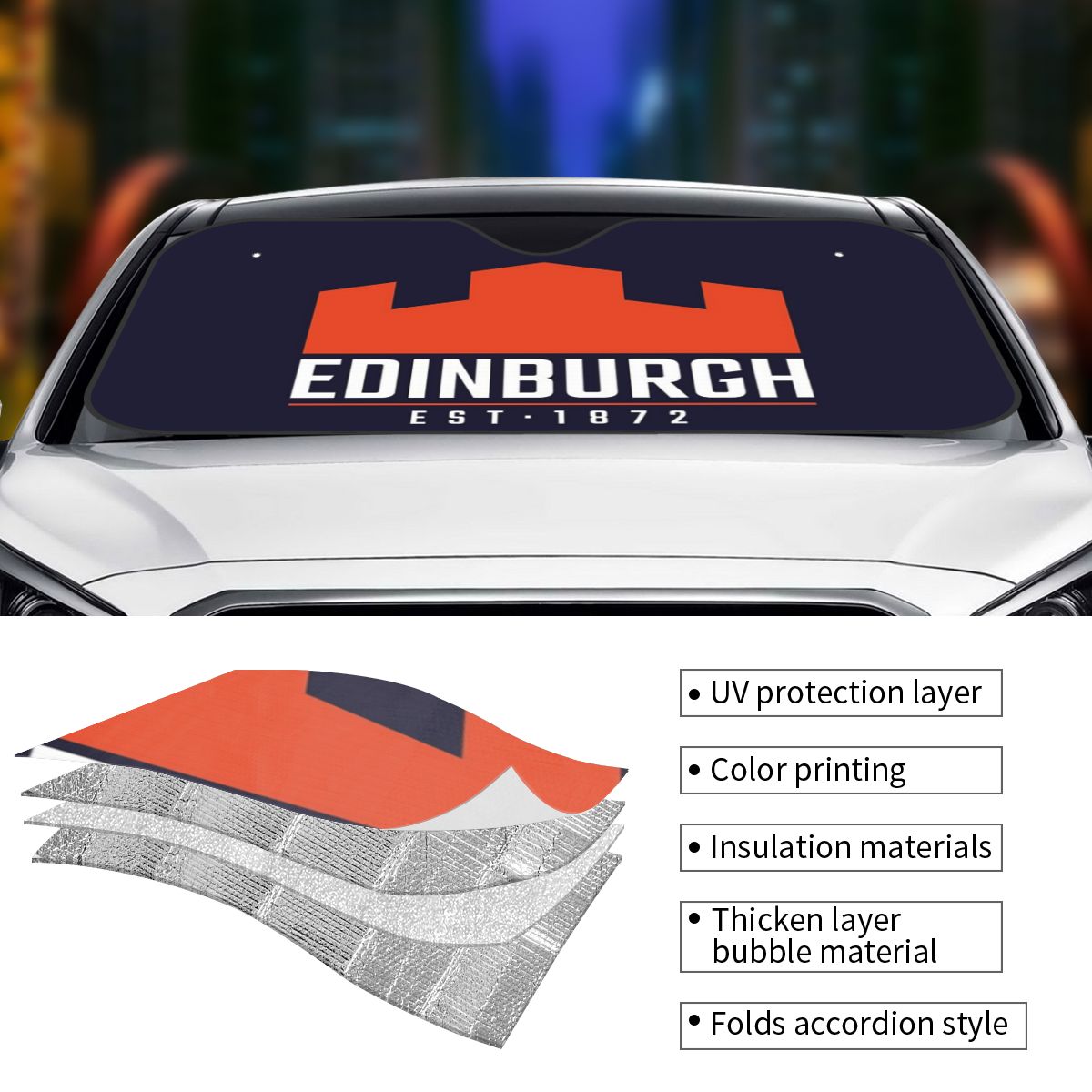 O edimburgo rugby logotipo 2 p - Car Accessories Edinburgh avaliação e preço