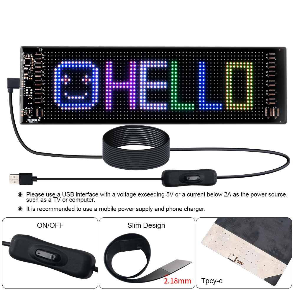 Painel de pixel de matriz led  - Car Accessories Uk avaliação e preço