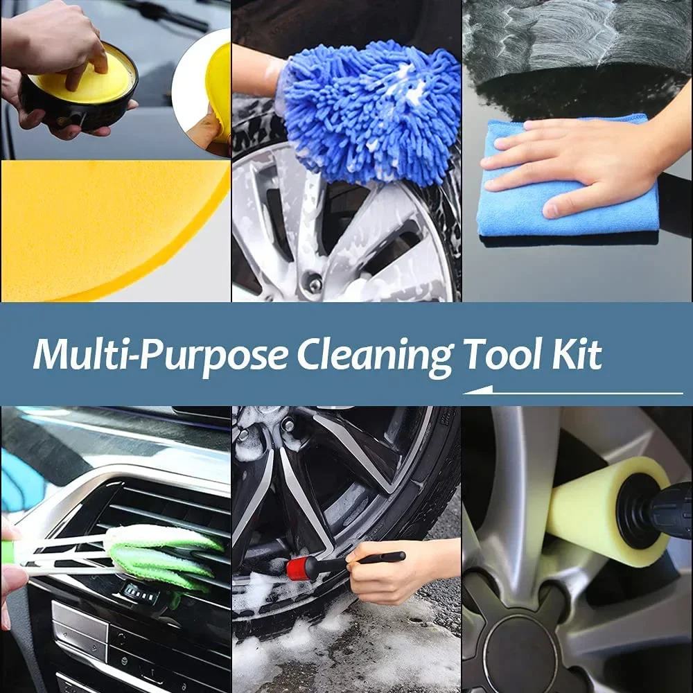 Novo kit de limpeza de detalha - Car Detailing Brush avaliação e preço