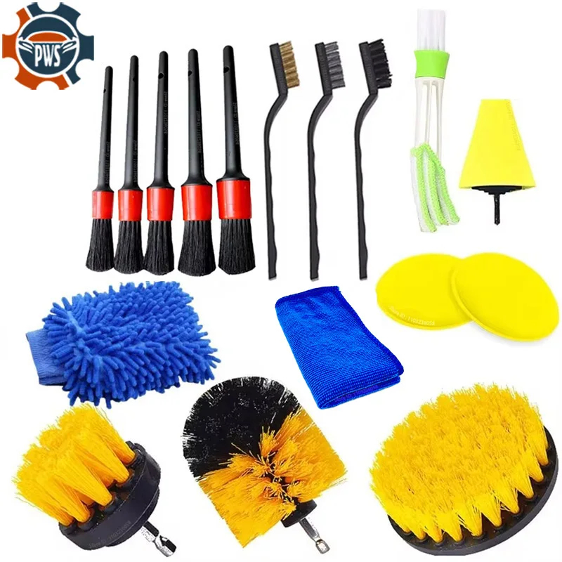 Novo Kit de Escovas para Detal - Car Detailing Brush avaliação e preço