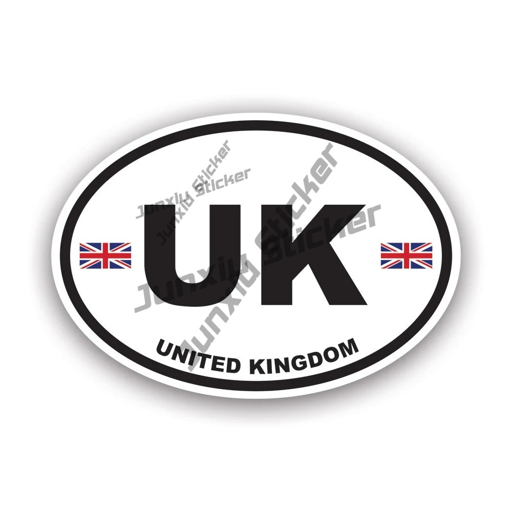 Adesivo Oval do Reino Unido, D - Car Accessories Uk avaliação e preço