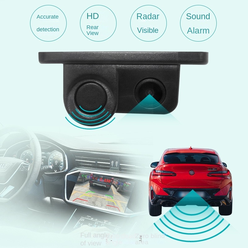 JISUIDA carro 2-em-1 HD câmera - Car Accessories Sound System avaliação e preço