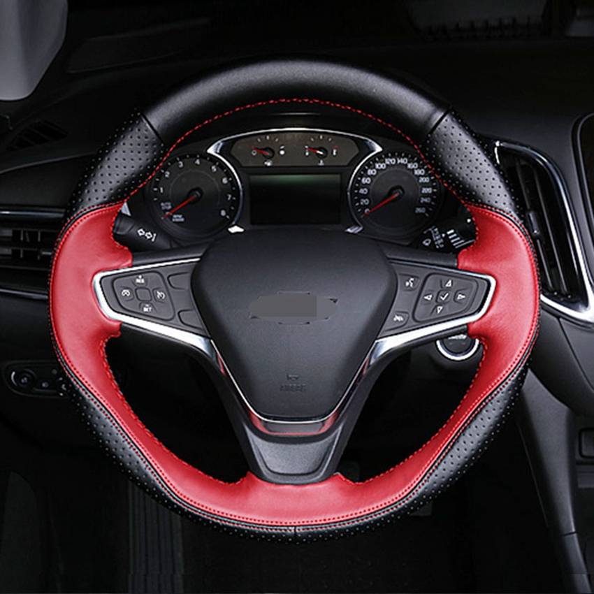 Diy couro genuíno volante do c - Car Accessories Xl6 avaliação e preço